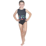 Two-Tone Alien Girls Leotard with Matching 18 Inch Doll Outfit