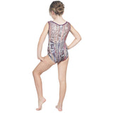 Luxury Lycra Safari Leotard and Matching Stretch Shorts