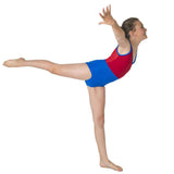 Patriotic Luxury Lycra Gymnastics Leotard