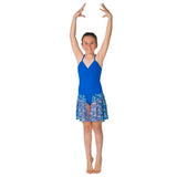 Classic Blue Ballet Leotard and Elderberry Dance Skirt