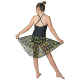 Classic Black Ballet Leotard and Yellow Butterfly Dance Skirt