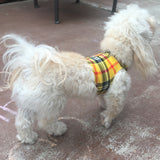 Set of 2 Small Breed Dog Tank-Red/Yellow Plaid