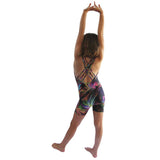 Rave Party Print 6 Strap Back Unitard