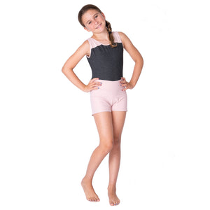 Girls Leotard Gymnastics and Shorts. Gymnastics Outfit. Girls Leotard and Short.