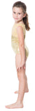 Two-Tone Gold Metallic Leotard