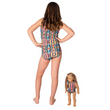 Hippy Girls Leotard w. Matching Doll Outfit