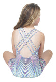 Crystal Daze 6 Strap Back Unitard