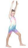 Rainbow Metallic Unitard