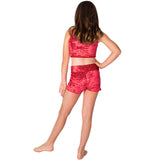 Cherry Red w. Foil Dot Tank and Short Set