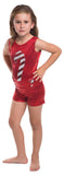 Candy Cane Metallic Leotard and Short