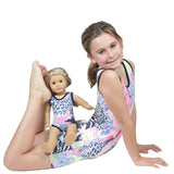Pink Gardenia Unitard and Matching Doll Outfit