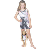 Nucleus Print Unitard and Matching Doll Outfit