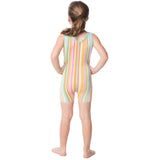 Sherbet Stripe Print Unitard