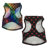 Set of 2 Small Breed Dog Tank-Hearts/Pride