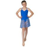 Classic Blue Ballet Leotard and Elderberry Dance Skirt