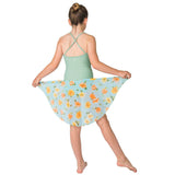 Classic Seafoam Ballet Leotard and Yellow Rose Dance Skirt