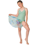 Classic Seafoam Ballet Leotard and Hawaiian Dance Skirt